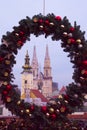 Advent Wreath, Zagreb Croatia Royalty Free Stock Photo