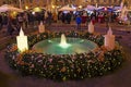 Advent in Zagreb - Mandusevac fountain on Ban Jelacic square de