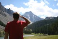 Adventure Ahead - Whitetail Peak, Montana Royalty Free Stock Photo