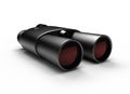 Isolated black binoculars Royalty Free Stock Photo