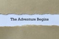The adventure begins on paper
