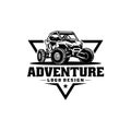 adventure buggy UTV - ATV logo vector