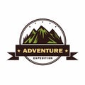 Adventure, Camping, Campfire, Camping, Logo Vector Illustration. Vintage Design