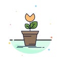 adventure, game, mario, obstacle, plant Flat Color Icon Vector Royalty Free Stock Photo