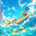 Adventure on the High Seas with Pirate Ducks