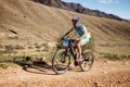 Adventure mountain bike cross-country marathon