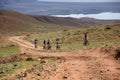 Adventure mountain bike cross-country marathon Royalty Free Stock Photo