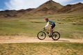 Adventure mountain bike cross-country marathon Royalty Free Stock Photo