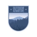 Adventure and mountain outdoor Badges