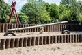 Adventure playground for children Royalty Free Stock Photo