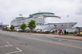 Adventure of the Seas cruise ship in Portland Royalty Free Stock Photo