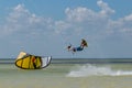 CANCUN, MEXICO - 02/18/2018: Adrenalin Kitesurf.