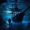 Adventure to the mysterious ship