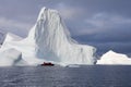 Adventure tourists - Scoresbysund - Greenland Royalty Free Stock Photo