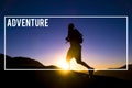 Adventure Traveler Destination Explore Journey Concept Royalty Free Stock Photo