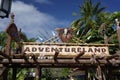 AdventureLand sign in Disney World