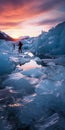 Frozen Beauty: Stunning Glacier Photography With Ray-tracers Technology