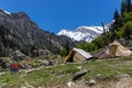 Adventurers camping, Jammu and Kashmir