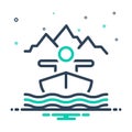 Mix icon for Adventures, boating and sea