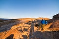 Adventures on Island of the Sun, Titicaca Lake, Bolivia Royalty Free Stock Photo