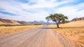 Adventurous road trip through a amazing landscape in Damaraland, Namibia.