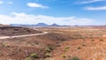 Adventurous road trip through a majestic landscape, Damaraland, Namibia.