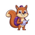 Adventurous Squirrel in the Woods
