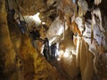 People in cave adventure of Jenolan Caves, Australia