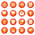 Advertisement icons set