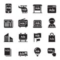 Advertisement icons