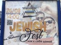 An advertisement for a Jewish Festival in Ukraine