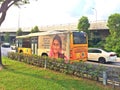 Advertisement on private bus