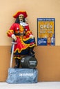 Advertisement statue for Captain Morgan Spiced Rum - Pembroke Pines, Florida, USA