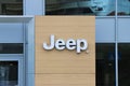 Advertising banner of the `Jeep motors` brand.