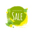 Advertising banner. Sale. 50 percent off. Limited time only. Royalty Free Stock Photo