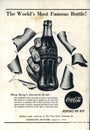 Advertising of old coca cola in English magazine page
