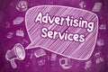 Advertising Services - Business Concept.