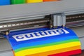 Advertising services for plotter cutting vinyl film