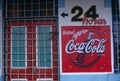 An advertising sign for Coca Cola, Mozambique