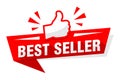 Best seller advertising sticker Royalty Free Stock Photo