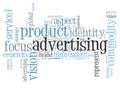 Advertising word cloud