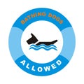 Advice, bathing dogs allowed, eps.