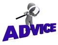 Advice Character Means Guidance Councel Recommend Or Suggest Royalty Free Stock Photo