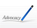 advocacy message sign concept illustration