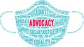 Advocacy Word Cloud Royalty Free Stock Photo