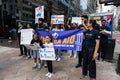 Advocates Marching for Farmers Rights along Fifth Avenue in New York City