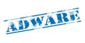 Adware blue stamp