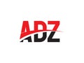 ADZ Letter Initial Logo Design Vector Illustration Royalty Free Stock Photo