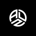 ADZ letter logo design on white background. ADZ creative initials letter logo concept. ADZ letter design Royalty Free Stock Photo