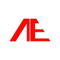 AE letter logo vector